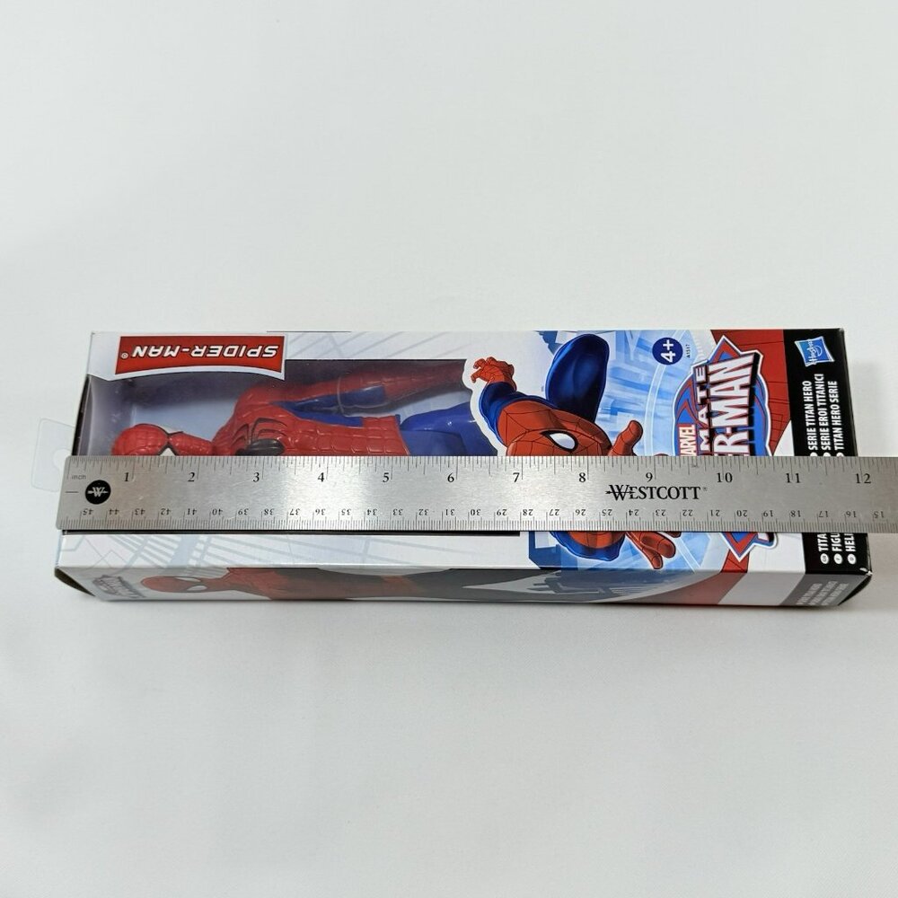 Hasbro Marvel Ultimate Spider Man Figure Toy 12” Large Titan Hero Figurine Kid - Picture 6 of 12